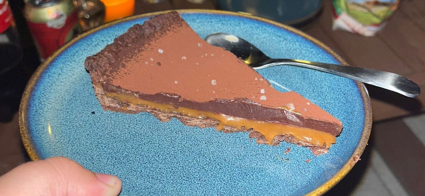 Tarte chocolat-caramel