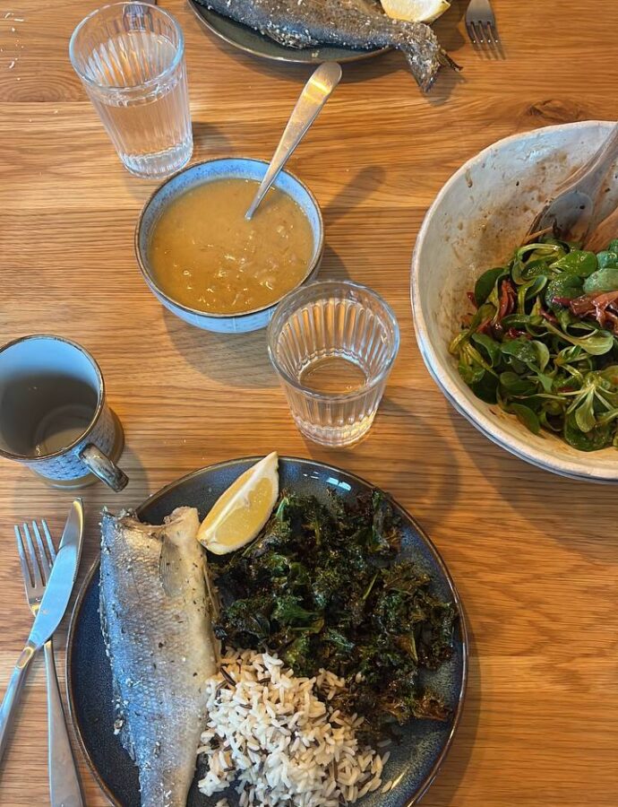 Poissons en croûte de sel